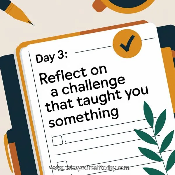 Day 3 of Gratitude Challenge: Reflect on a challenge that taught you a valuable lesson, checklist style.